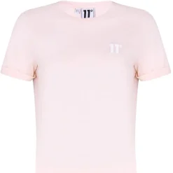 11 Degrees Cropped T-Shirt in Pink