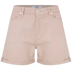 7 For All Mankind Childrens Jean Shorts in Pink