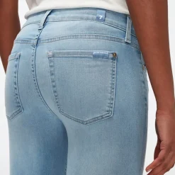 7 For All Mankind Skinny Ankle Jeans in Blue
