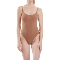 adidas Active Seamless Micro Stretch Bodysuit in Brown