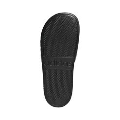adidas Adilette Shower Slide Sandals in Black-White