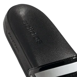 adidas Adilette Shower Slide Sandals in Black-White