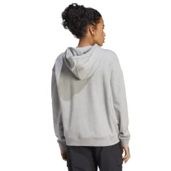 adidas Badge Of Sport Hoodie Ladies in Grey
