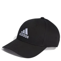adidas Cotton Twill Baseball Cap in Black