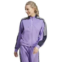 adidas High Neck Athletic Sweatshirt in Purple