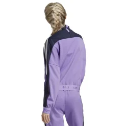 adidas High Neck Athletic Sweatshirt in Purple