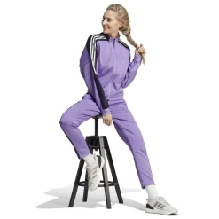 adidas High Neck Athletic Sweatshirt in Purple