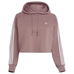 adidas Originals Adicolor Hooded Relaxed Sweatshirt in Red