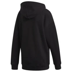adidas Originals Adicolor Trefoil Hoody in Black-White
