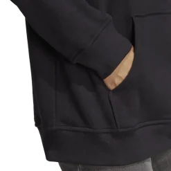 adidas Originals Adicolor Trefoil Hoody in Black-White