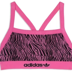 adidas Originals Adidas Bliss Pink Tiger Bralette in Pink