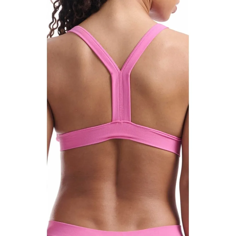 adidas Originals Adidas Bliss Pink Tiger Bralette in Pink