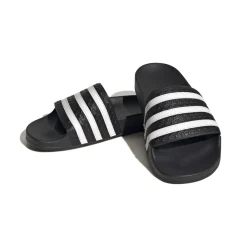 adidas Originals Adilette Slide Sandals in Black