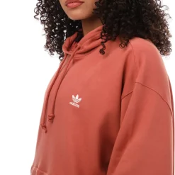 adidas Originals Always Original Snap-Button Hoody in Pink