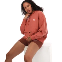 adidas Originals Always Original Snap-Button Hoody in Pink