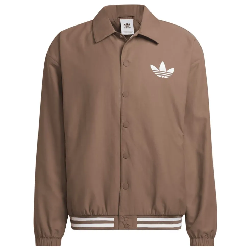 adidas Originals Coach Overshirt in Brown