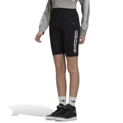 adidas Originals Slim Fit Fitness Shorts in Black