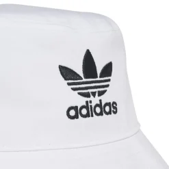 adidas Originals Trefoil Bucket Hat in White