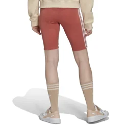 adidas Originals Womens Adicolor Classics High Waisted Shorts in Brown