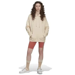 adidas Originals Womens Adicolor Classics High Waisted Shorts in Brown