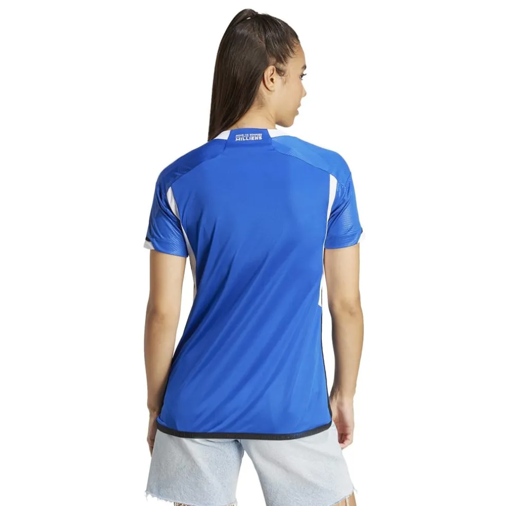 adidas Regular Fit Crew Neck T-Shirt in Blue