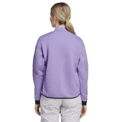 adidas Utilita Half-Zip Relaxed Fit Sweatshirt in Purple