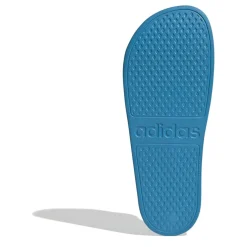 adidas Womens Adilette Aqua Slide in Blue