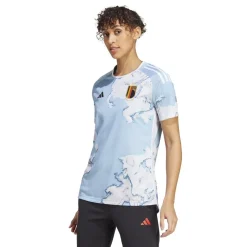 adidas Womens Belgium Away Shirt 2023 2024 in Blue