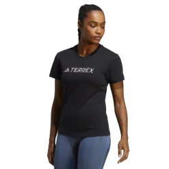 adidas Womens Terrex Classic Logo T-Shirt in Black