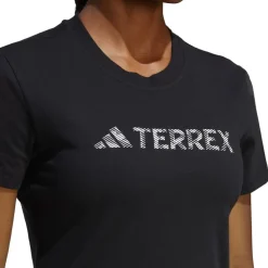adidas Womens Terrex Classic Logo T-Shirt in Black
