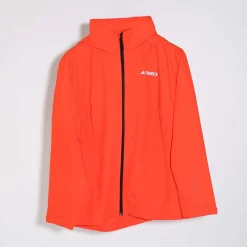 adidas Womens Terrex Track Top in Orange