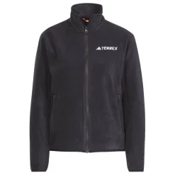 adidas Womens Xperior Cross Country Ski Soft Shell Fleece Jacket in Black