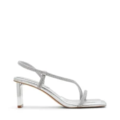 Aldo Castlegate Toe Post Sandals in Silver
