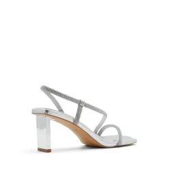 Aldo Castlegate Toe Post Sandals in Silver