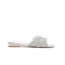 Aldo Corally Slide Sandals in Silver