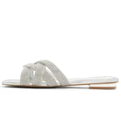 Aldo Corally Slide Sandals in Silver