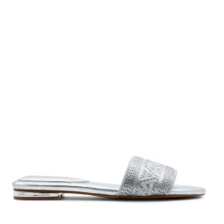 Aldo Ghalia Slide Sandals in Silver