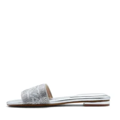 Aldo Ghalia Slide Sandals in Silver