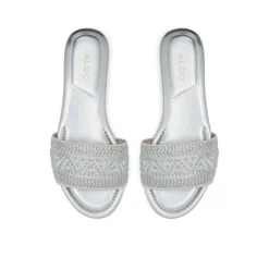 Aldo Ghalia Slide Sandals in Silver