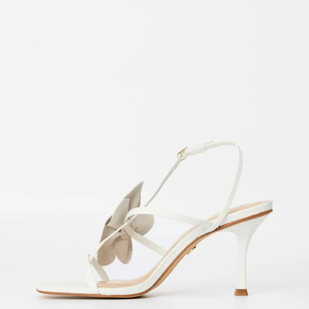 Aldo Heeled Sandals in White