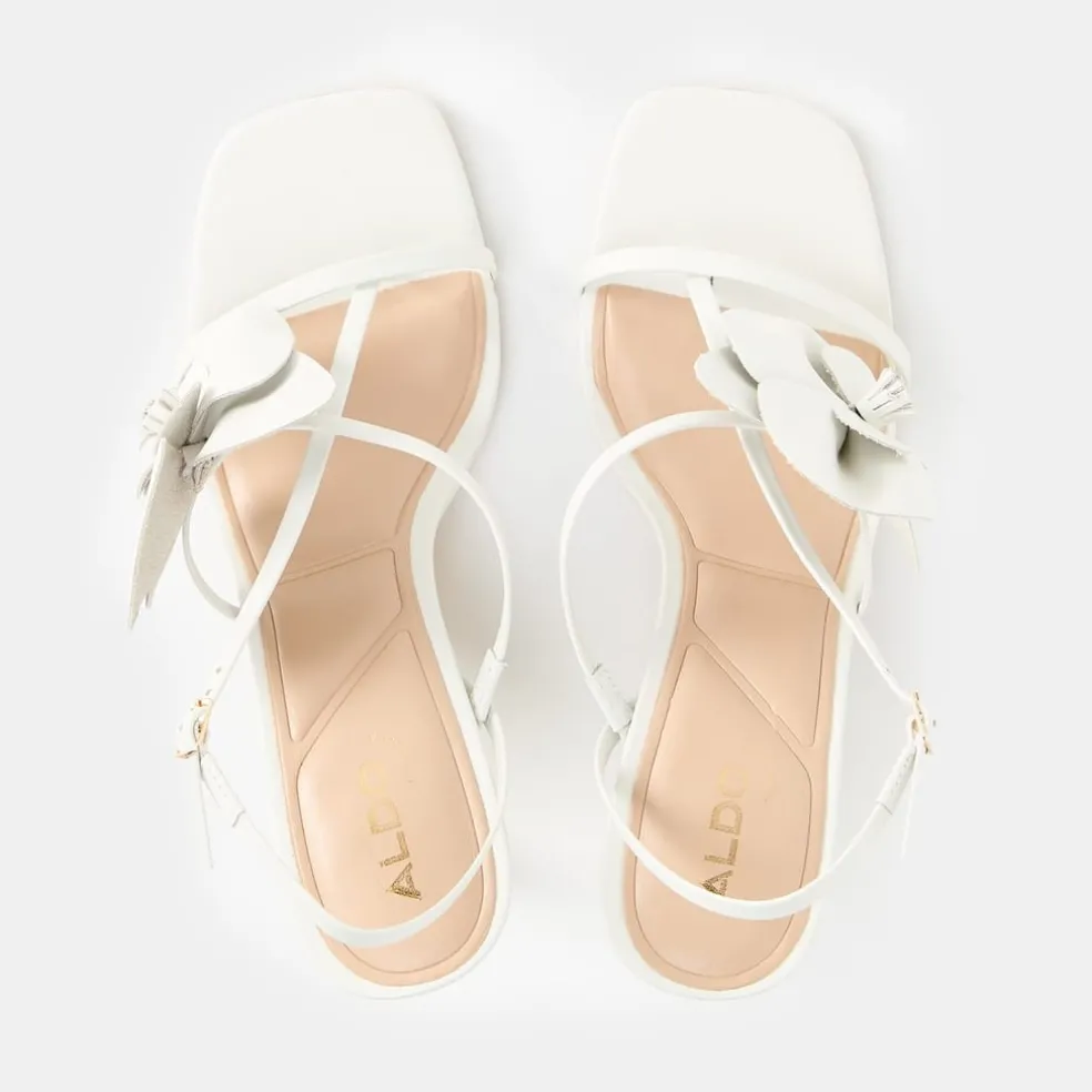 Aldo Heeled Sandals in White