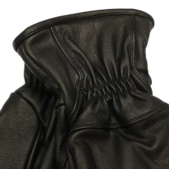 AllSaints Dd Logo Lthr Glv in Black