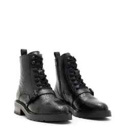 AllSaints Donita Croc in Black