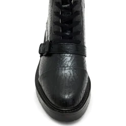 AllSaints Donita Croc in Black