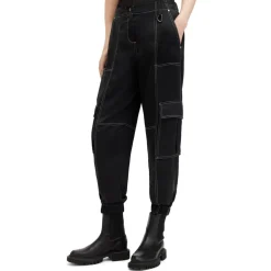 AllSaints Fran Cargo Trousers in Black