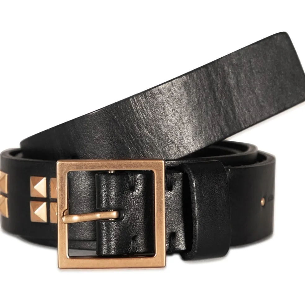 AllSaints 18mm Pyr Std Blt in Black