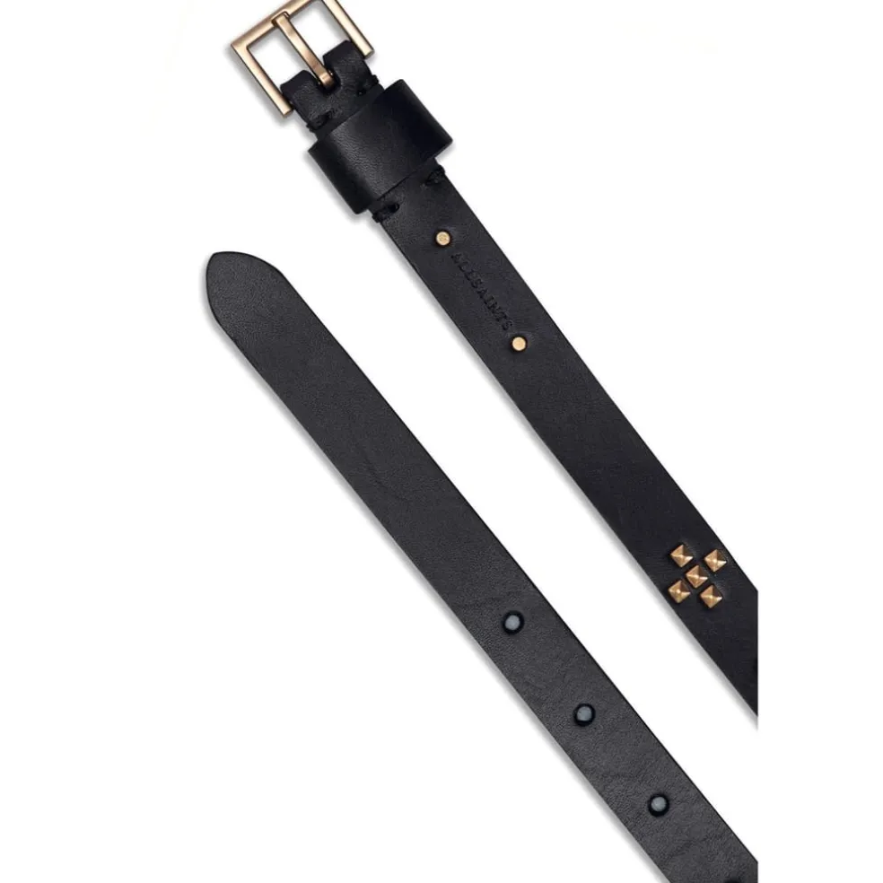 AllSaints 18mm Pyr Std Blt in Black