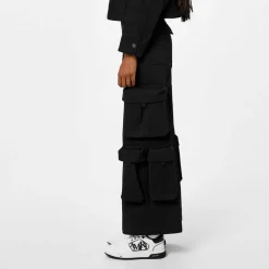 Amiri Baggy Cargo Trousers in Black