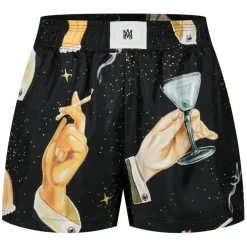 Amiri Champion Chino Shorts in Black