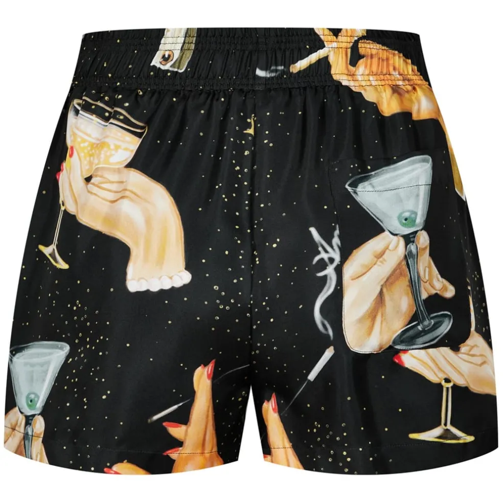 Amiri Champion Chino Shorts in Black